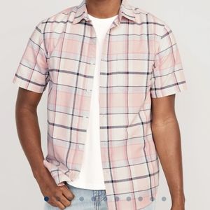 Old Navy Regular Fit Everyday Oxford Shirt Plaid